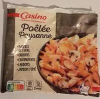 Mängden socker i Poêlée Paysanne Pommes de terre Oignons Champignons Lardons Jambon fumé