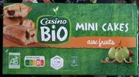 Mängden socker i Mini cakes aux fruits