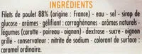 Mängden socker i Filet de poulet