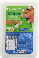 Mängden socker i Bâtonnets saveur crabe au fromage ail et fines herbes