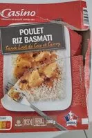 Mängden socker i Poulet Riz Basmati