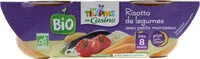 Mängden socker i Risotto de légumes, avec petits morceaux