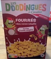 Mängden socker i Fourrés coeur cacao noisette 1kg