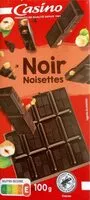 Mängden socker i Chocolat aux noisettes