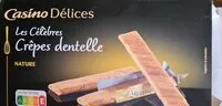 Mängden socker i Les célèbres crêpes dentelle