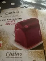 Mängden socker i mini buche glacée fruits rouges