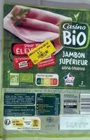 Mängden socker i Jambon supérieur sans couenne