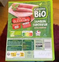 Mängden socker i Jambon supérieur