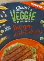 Mängden socker i Burger de blé et pois