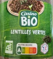 Mängden socker i Lentilles vertes