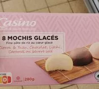 Mängden socker i 8 mochis glacés