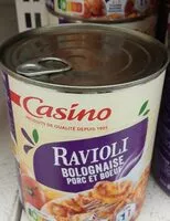 Mängden socker i Ravioli bolognaise porc etboeuf