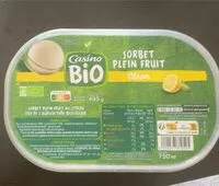 Mängden socker i Sorbet plein fruit citron