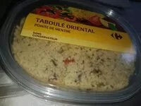 Mängden socker i Taboulé oriental