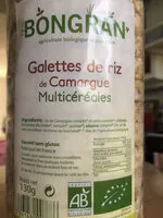 Mängden socker i Galettes de riz de Camargue Multicéréales