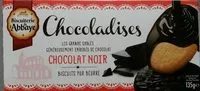 Mängden socker i 150G Chocoladises Noir Biscuiterie De L'abbaye