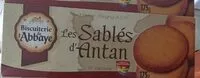 Mängden socker i Les Sablés d'Antan