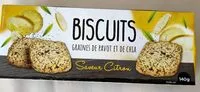 Mängden socker i Biscuits graines de pavot et de chia