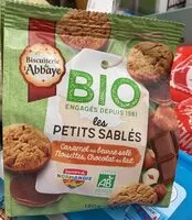 Mängden socker i Le Petits Sablés Bio Caramel, Noisettes, Chocolat au Lait