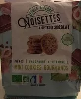 Mängden socker i Mini Cookies Gourmands Noisette & Pepites de chocolat