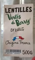 Mängden socker i Lentilles vertes du Berry