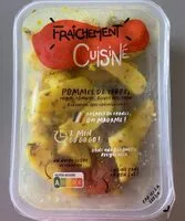 Mängden socker i Pommes de terre, thym, tomates, olives et citron