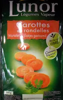 Mängden socker i Carottes en rondelles - 500 g - Lunor
