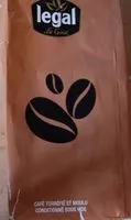 Mängden socker i Café torréfié et moulu