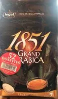 Mängden socker i Grand arabica 1851