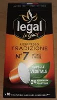 Mängden socker i L'espresso tradizione numéro 7