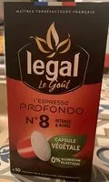 Mängden socker i L'espresso Profondo