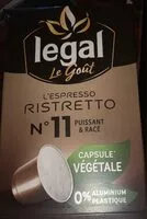 Mängden socker i Capsules de café