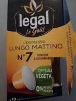 Mängden socker i expresso lungo mattino