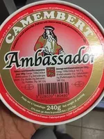 Mängden socker i Camembert au lait pasteurisé