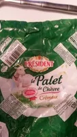 Mängden socker i PRESIDENT PALET CHEVRE 120g