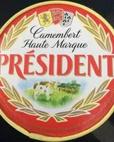 Mängden socker i Camembert Président 250g