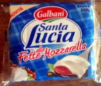Mängden socker i Santa lucia fette alla mozzarella fette