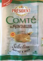 Mängden socker i Comté le Montarlier affiné 6 mois