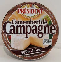 Mängden socker i Camembert de campagne