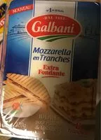 Mängden socker i Mozzarella en tranches extra fondante