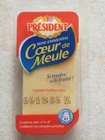 Mängden socker i PRÉSIDENT 6 MINI EMMENTAL 6X20g