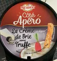 Mängden socker i La crème de brie saveur truffe