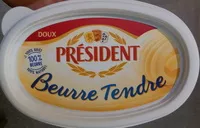 Mängden socker i Beurre Tendre Doux