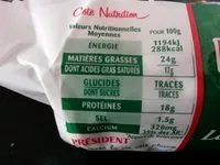 Mängden socker i La bûche de chèvre