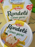 Mängden socker i RONDELE CITRON GIVRE 125g