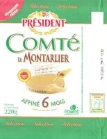 Mängden socker i President comte le montarlier affine 6 mois 220g