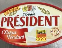 Mängden socker i President ovale extra fondant 200g