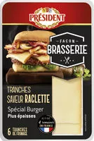 Mängden socker i Raclette president tranches facon brasserie 180g