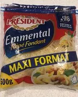 Mängden socker i President emmental rape fondant 500g