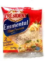 Mängden socker i Emmental Râpé Fondant (29 % MG)